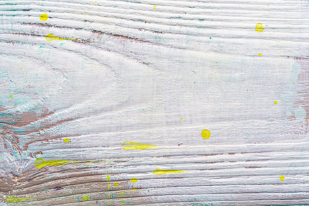 Painted textured wooden plank. Abstract background for design.の写真素材