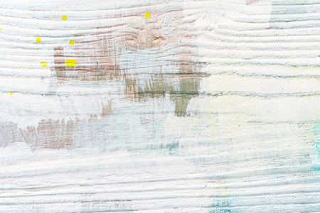Painted textured wooden plank. Abstract background for design.の写真素材