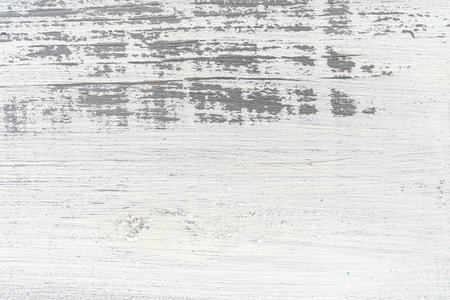 White and gray painted textured wooden plank. Abstract background for design.の写真素材