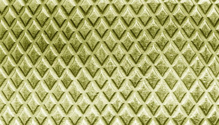 Golden texture with diamond pattern. Abstract metallic background for design. Banner.の写真素材