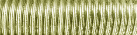 Texture of bronze bolt thread. Abstract metallic banner for design.の写真素材