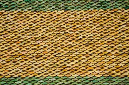 old roof shingles backgroundの写真素材