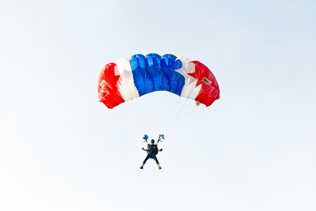 Lopburi province,  Thailand, June 4, 2011:The competition Skydiving Championships in Thailand. Honor the 84th Anniversary during the 2-7 June 2011 at Camp King Narai.のeditorial素材
