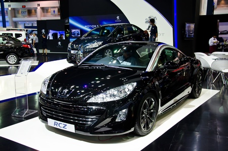BANGKOK - MARCH 27: Peugeot RCZ car on display at The 33th Bangkok International Motor Show  on March 27, 2012 in Bangkok, Thailand.のeditorial素材