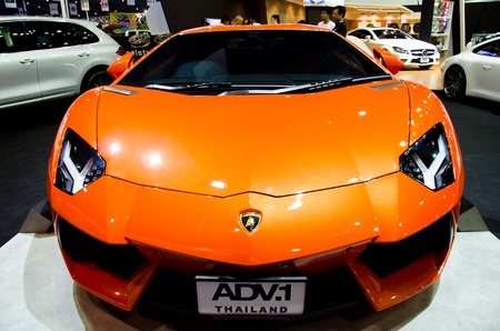 BANGKOK - MARCH 27: ADV1 Lamborghini car on display at The 33th Bangkok International Motor Show  on March 27, 2012 in Bangkok, Thailand.のeditorial素材