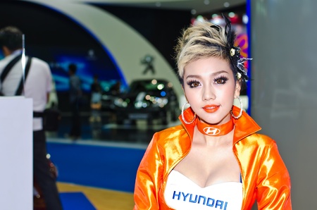 BANGKOK - MARCH 27: Unidentified model on display at The 33th Bangkok International Motor Show  on March 27, 2012 in Bangkok, Thailand.のeditorial素材
