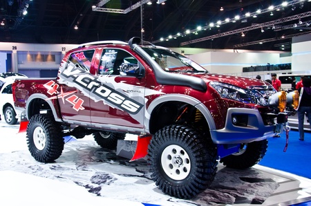 BANGKOK - MARCH 27: Toyota car on display at The 33th Bangkok International Motor Show  on March 27, 2012 in Bangkok, Thailand.のeditorial素材