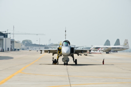 BANGKOK - JANUARY 12 : Scenes on display at Don Muang Airshow, January 12, 2013, Don Muang Airport, Bangkok, Thailand.のeditorial素材