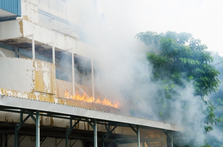 SINGBURI - JUNE 13 : Practicing fire protection plan and chemicals prepare for the officer about the Disaster Management on June 13, 2013 in Singburi, Thailand.のeditorial素材