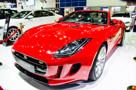 BANGKOK - MARCH 24: Jaguar F-Type car on display at The 35th Bangkok International Motor Show on...