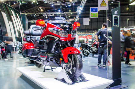 NONTHABURI - MARCH 24: Honda Big Bike motorcycle  on display at Thailand 36th Bangkok International...