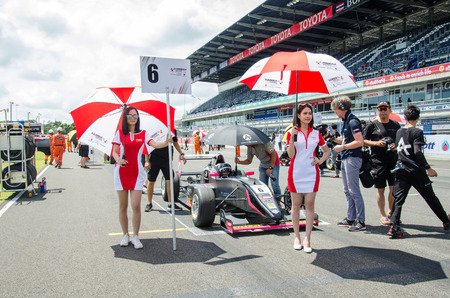 BURIRAM - THAILAND 24 : Formula Masters China Series on display Buriram Super Race 2016 at Chang International Racing Circuit on July 24, 2016, Buriram, Thailand.のeditorial素材
