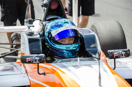 BURIRAM - THAILAND 24 : Formula Masters China Series on display Buriram Super Race 2016 at Chang International Racing Circuit on July 24, 2016, Buriram, Thailand.のeditorial素材