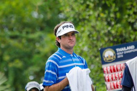 CHONBURI - DECEMBER 13 : Bubba Watson of USA player in Thailand Golf Championship 2015 at Amata Spring Country Club on December 13, 2015 in Chonburi, Thailand.のeditorial素材