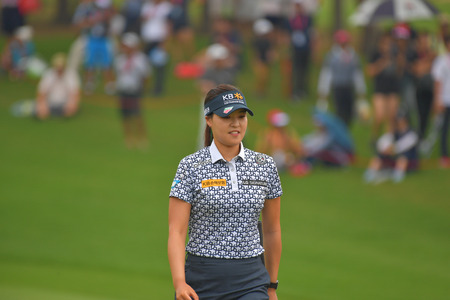 CHONBURI - FEBRUARY 24 : In Gee Chun of Republic of Korea in Honda LPGA Thailand 2018 at Siam Country Club, Old Course on February 24, 2018 in Pattaya Chonburi, Thailand.のeditorial素材