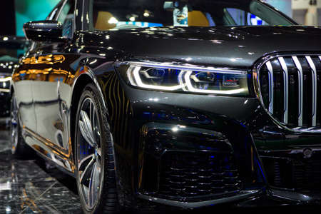 New BMW 7 Series 2020 car on display at THE 41st BANGKOK INTERNATIONAL MOTOR SHOW 2020 on July 14,...