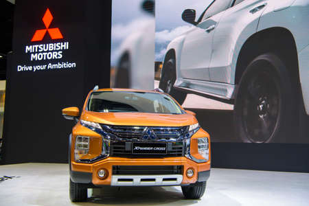 Mitsubishi Xpander Cross car on display at THE 41st BANGKOK INTERNATIONAL MOTOR SHOW 2020 on July...