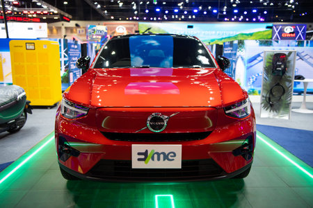 All NEW Volvo C40 Recharge Pure Electric on display at The 39th Thailand International Motor Expo...