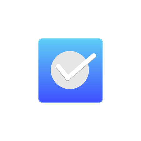 flat, isolated and trendy style checklist. Vector icon illustration, EPS10.のイラスト素材