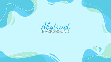 Liquid Color Shape Abstract Backgroundのイラスト素材