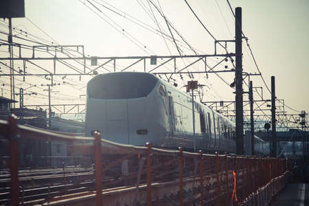 Japan Winter Kyoto JR Trainのeditorial素材