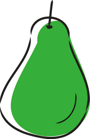 Delicious and nutritious illustration avocadoのイラスト素材