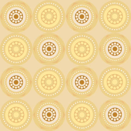 Seamless vector background with flowersのイラスト素材