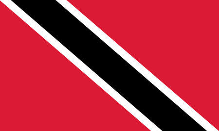 Trinidad and Tobago Flag hand drawn,Trinidad and Tobago dollar hand drawnのイラスト素材