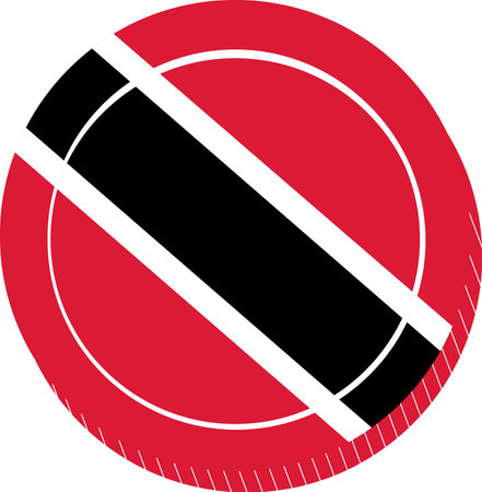 Trinidad and Tobago Flag hand drawn,Trinidad and Tobago dollar hand drawnのイラスト素材