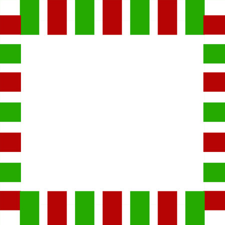 Collection of Xmas striped borders with copy space, Christmas background. wrapping paper. Christmas print supplies. Merry Christmas Party People Celebrating Christmas Flat Illustrationのイラスト素材