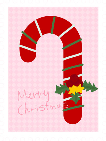 Christmas stamp. Garlands, flags, labels, bubbles, ribbons and stickers. Collection of Merry Christmas decorative iconsのイラスト素材