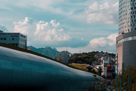 Dongdaemun Design Plazaのeditorial素材