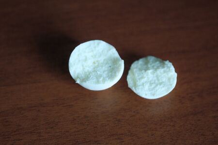 Kazakh curd dairy product - "kurt" in the contextの写真素材