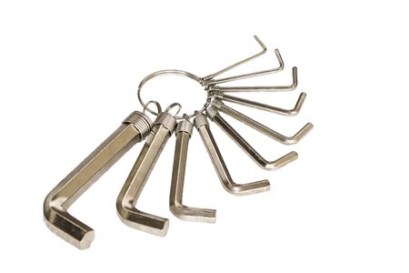 10 Pc Metric Hex Key Setの写真素材