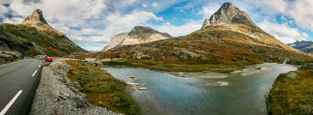 River in the mountainsの写真素材