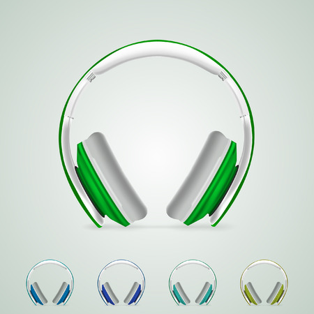 Illustration of headphonesのイラスト素材