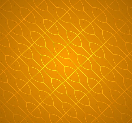 Vector pattern for basketball with yellow lines on thematic orange background.のイラスト素材