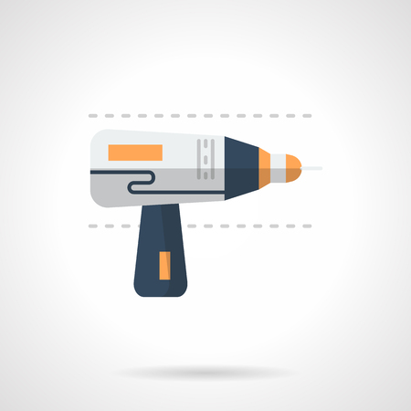 Drill flat color vector iconのイラスト素材