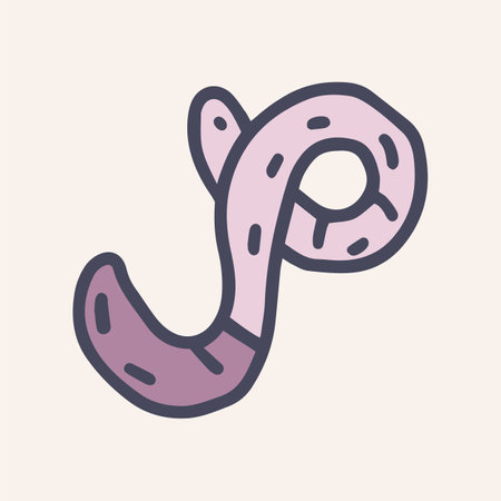 ebolavirus simple color vector doodle icon designのイラスト素材