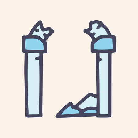 Arch color vector doodle simple icon designのイラスト素材