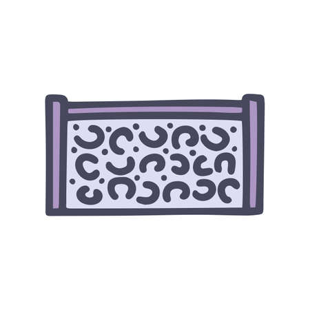 stone fence color vector doodle simple iconのイラスト素材