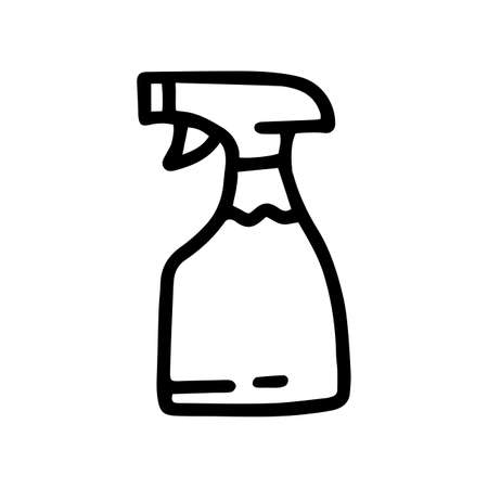 sprayer line vector doodle simple icon designのイラスト素材