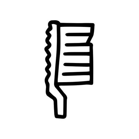 toothbrush line vector doodle simple icon designのイラスト素材