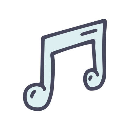 music color vector doodle simple icon designのイラスト素材