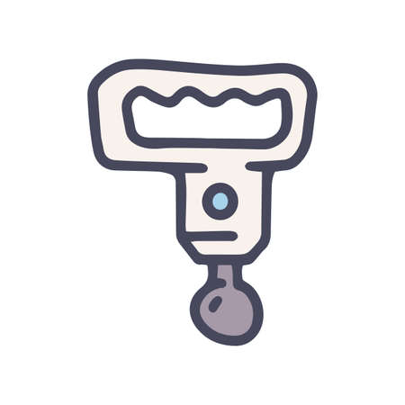 muscle vibrator color vector doodle simple iconのイラスト素材