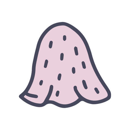 sauna woolen hat color vector doodle simple iconのイラスト素材