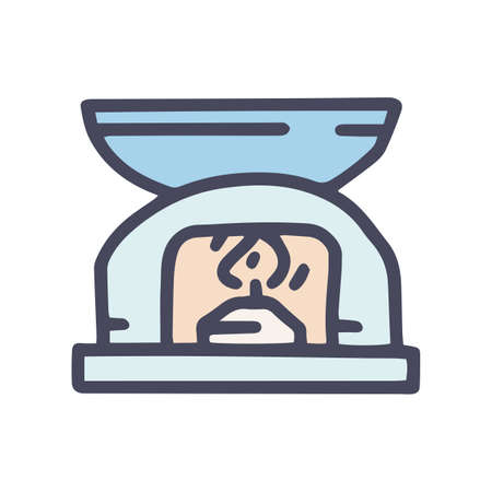 oil burner color vector doodle simple iconのイラスト素材