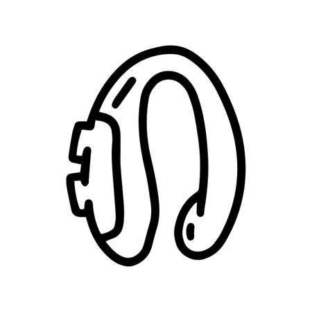 vaginal vibrator line vector doodle simple iconのイラスト素材