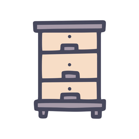 hive color vector doodle simple icon designのイラスト素材