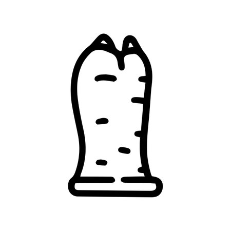 male mastrubator line vector doodle simple iconのイラスト素材